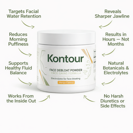 The First Clinical Face Debloat Powder